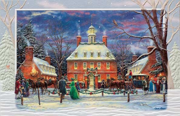 The Governor's Party | Colonial themed boxed Christmas cards