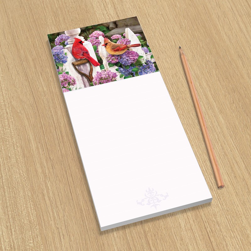 Garden Mates | Cardinal themed list pad