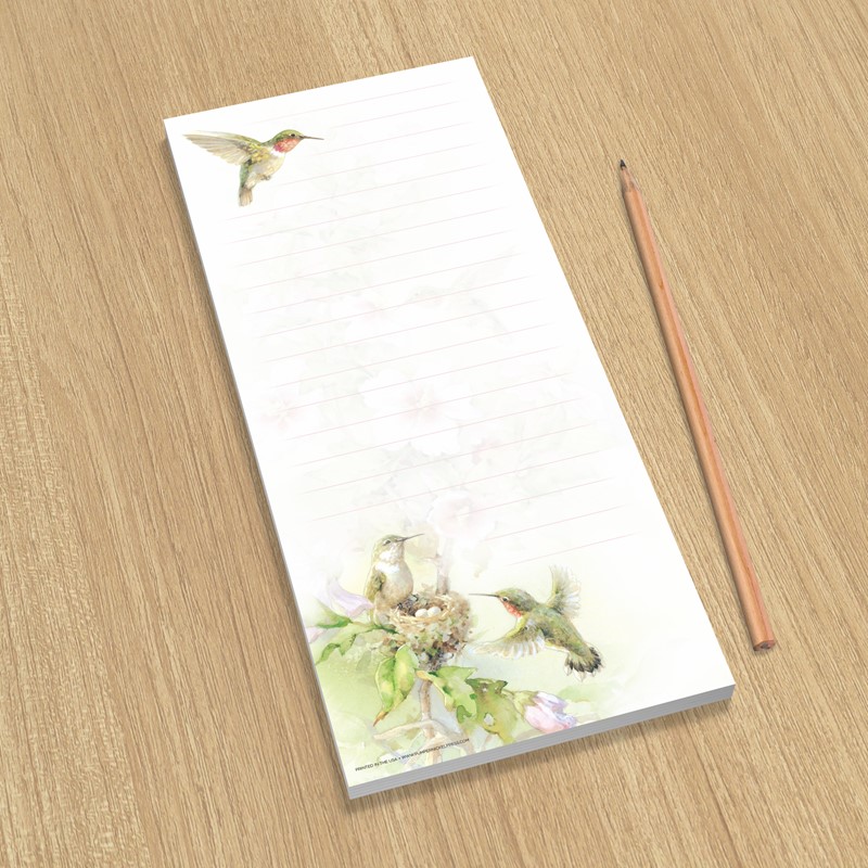 Hummingbird Hello | Bird themed list pads