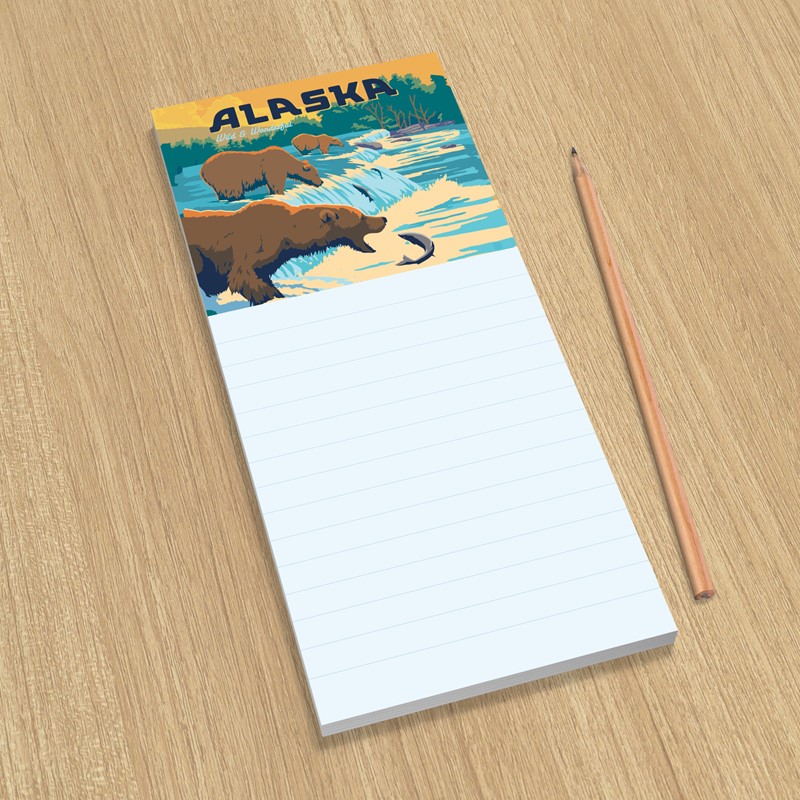 Alaska Fishing Bears | American made list pads