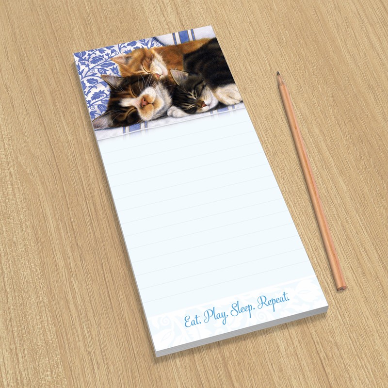 Sleepy Kitties | Pet themed list pads
