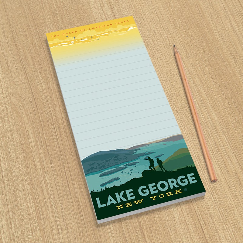 Lake George, NY List Pad | Scenic American Made List Pad