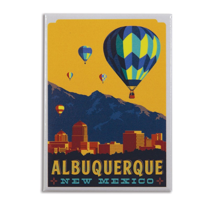 Albuquerque, NM Magnet | Metal Magnet