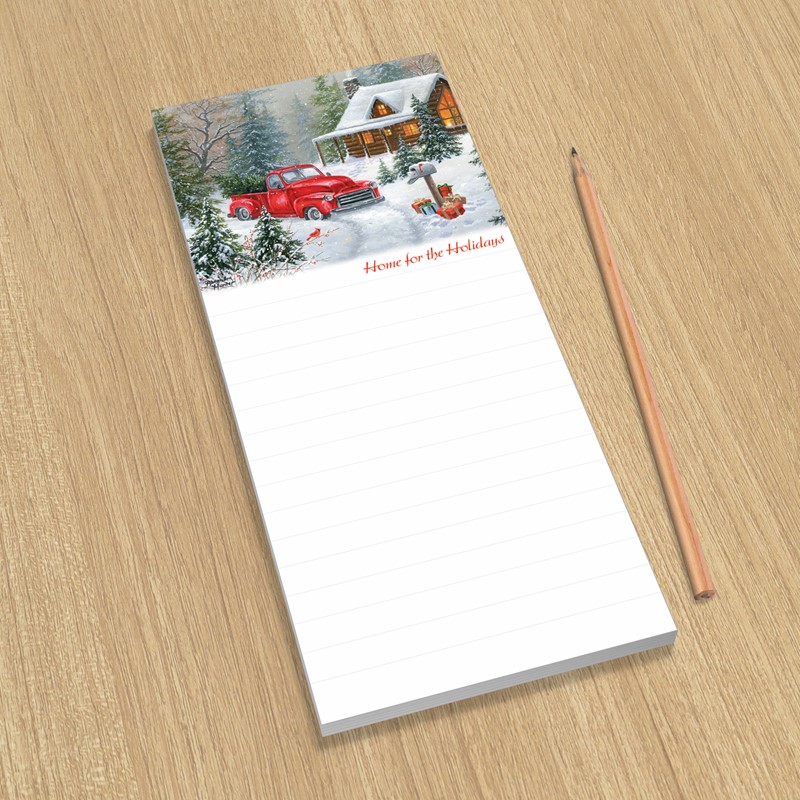 Christmas Cabin | List Pad