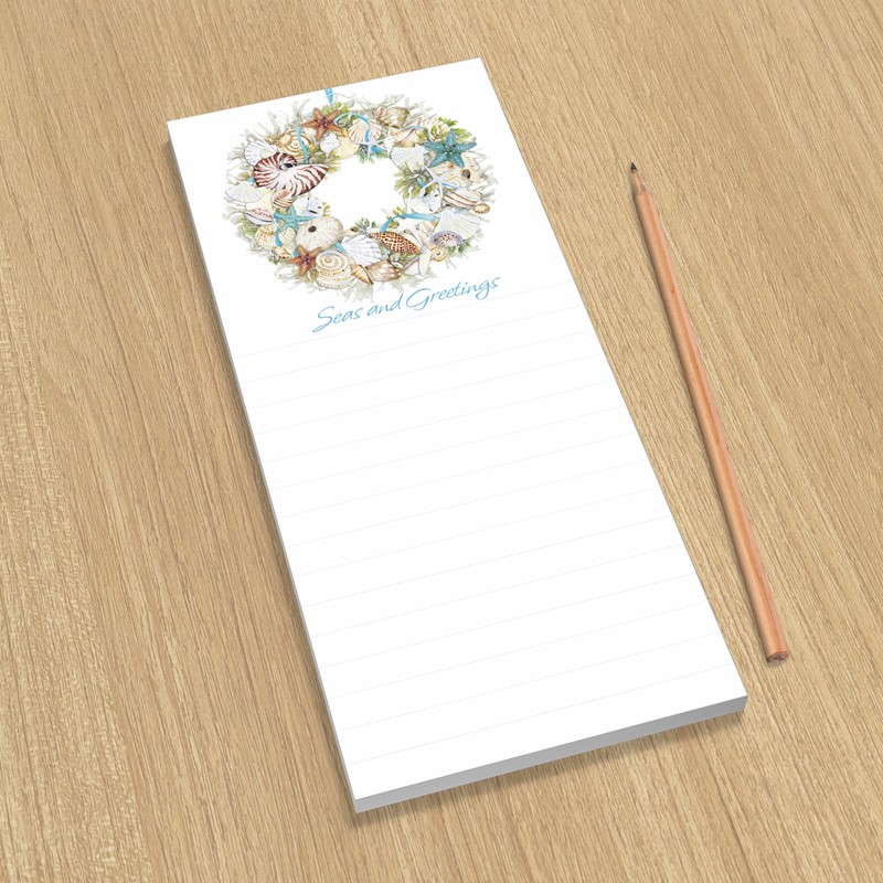 Sea Coast Wreath | List Pad