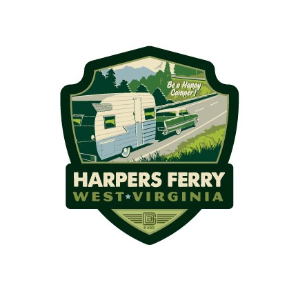 Harpers Ferry WV Emblem Sticker | American Made