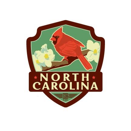 North Carolina Emblem Sticker | Emblem Sticker