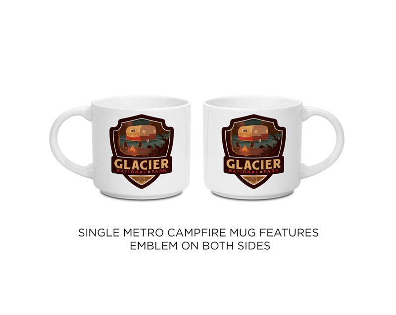 Glacier NP is for Nature Lovers Emblem Metro Mug | Tourist Courts