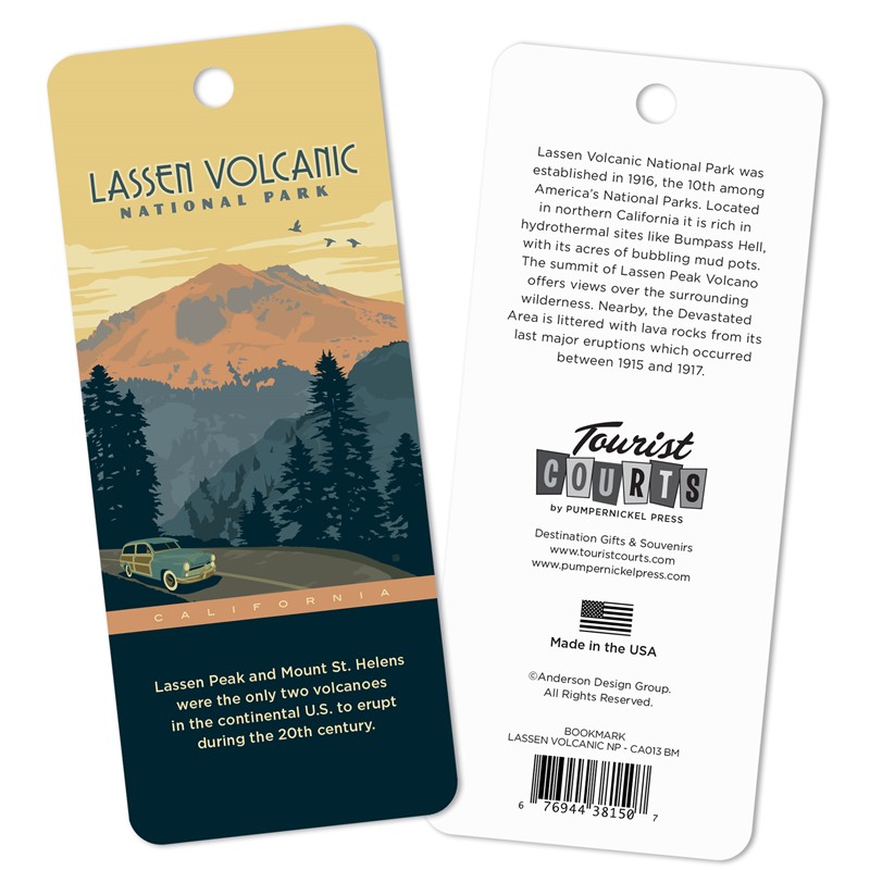 Lassen Volcanic National Park Bookmark | Bookmarks