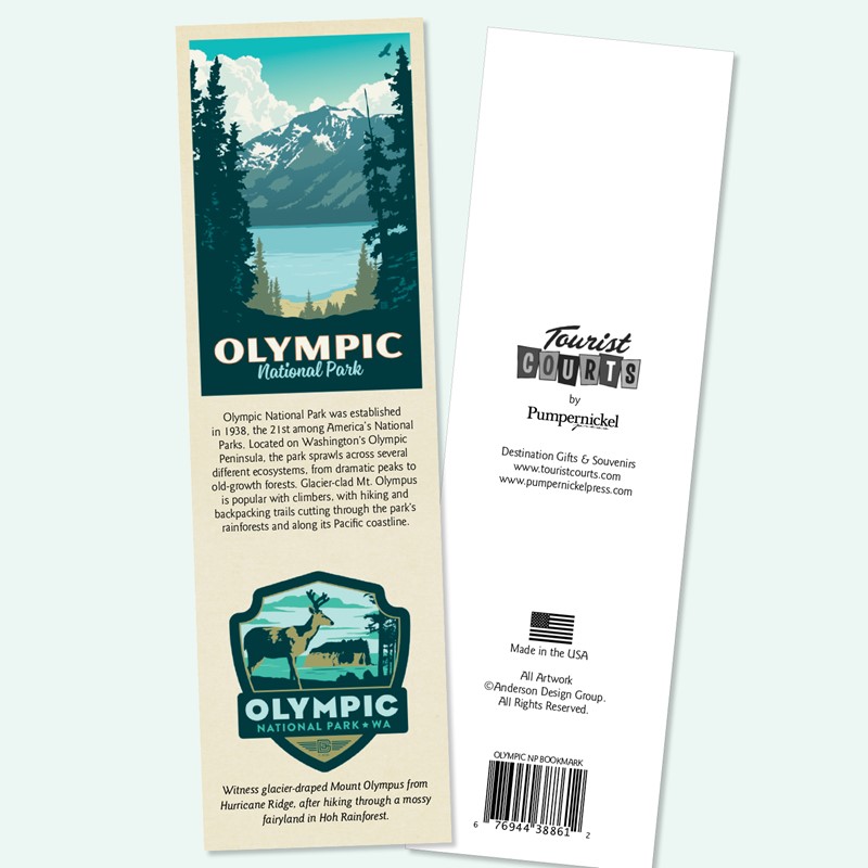 Olympic National Park Landscape Bookmark | Bookmarks