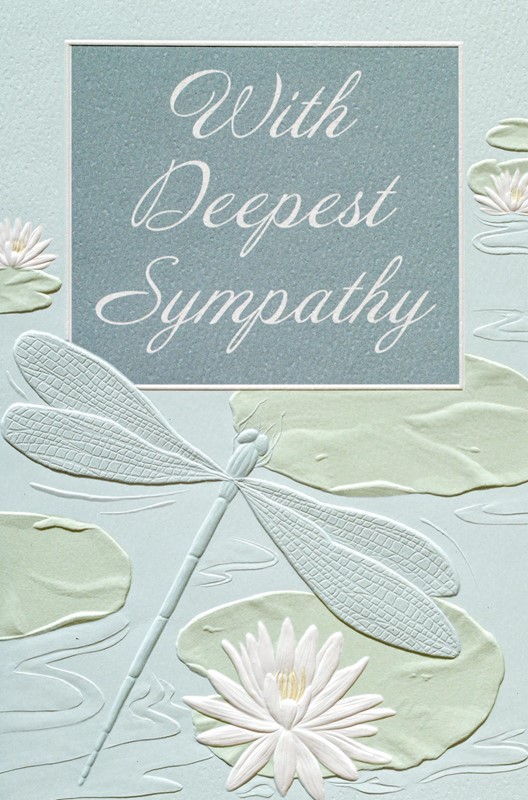 Damselfly Sympathy (SY) | Sympathy greeting cards