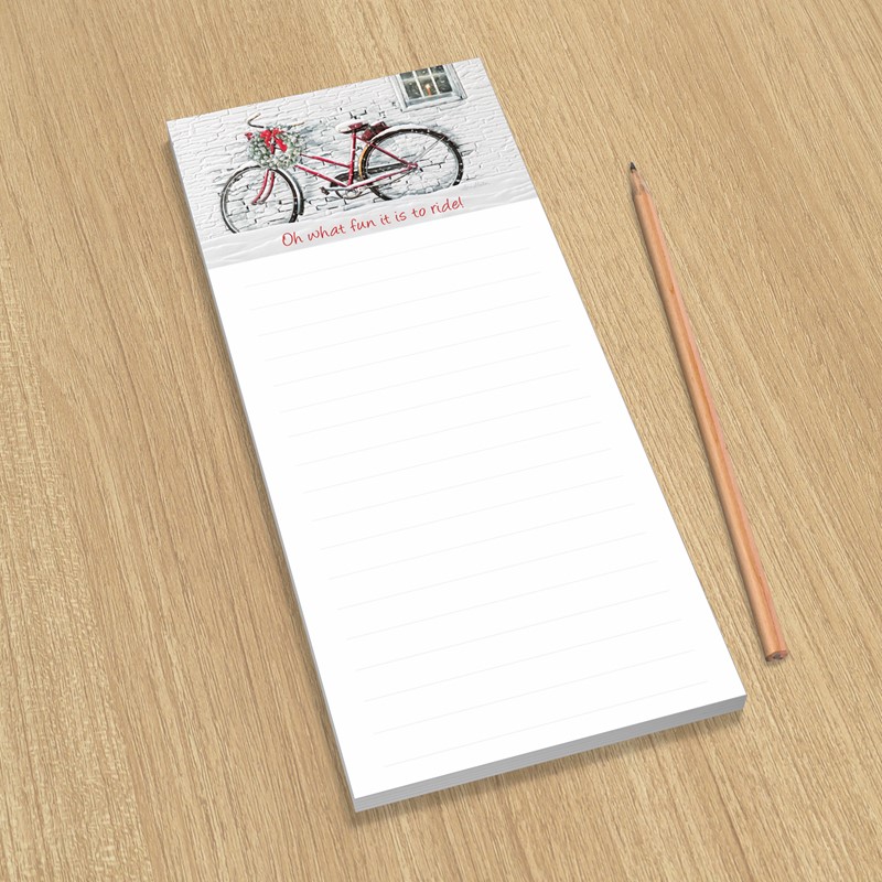 Christmas Bike | List Pad