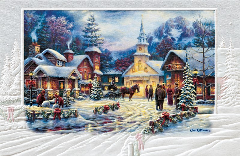 Faith Runs Deep | Inspirational boxed Christmas cards