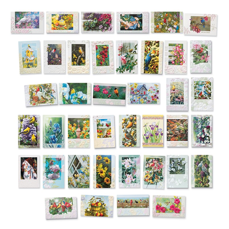 Deluxe Garden Visitors Card Assortment | Assortment Boxed Cards, Made in the USA