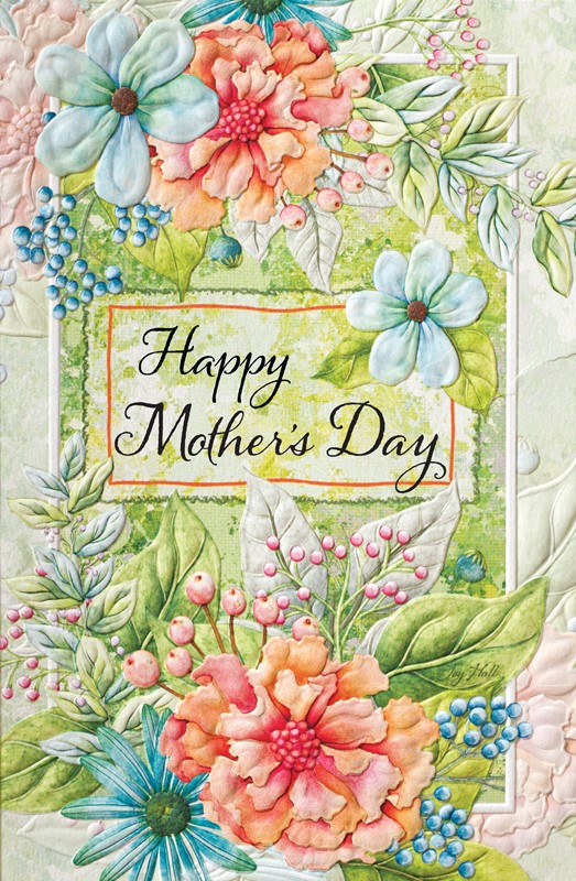 Sentiment Garden (MD) Folded - W/Env |Mother's Day  greeting cards