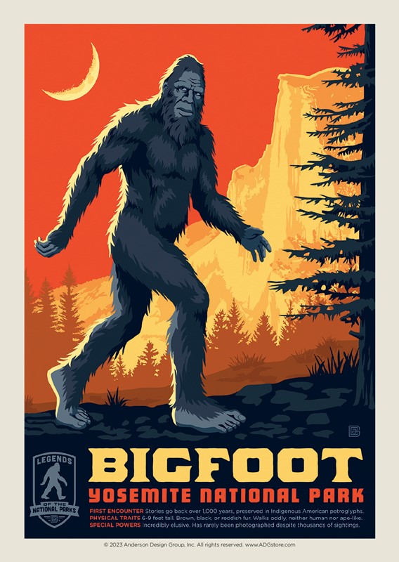 Yosemite's Bigfoot Postcard | USA Made