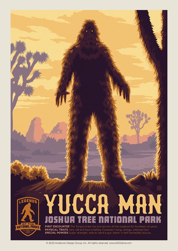 Joshua Tree's Yucca Man Postcard | USA Made