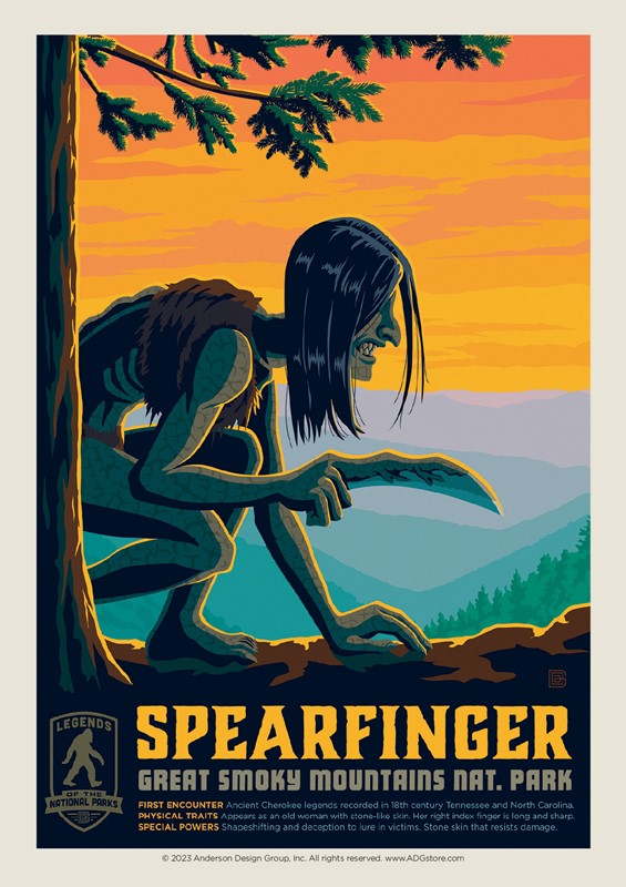 Great Smoky Mountain's Spearfinger Postcard | USA Made