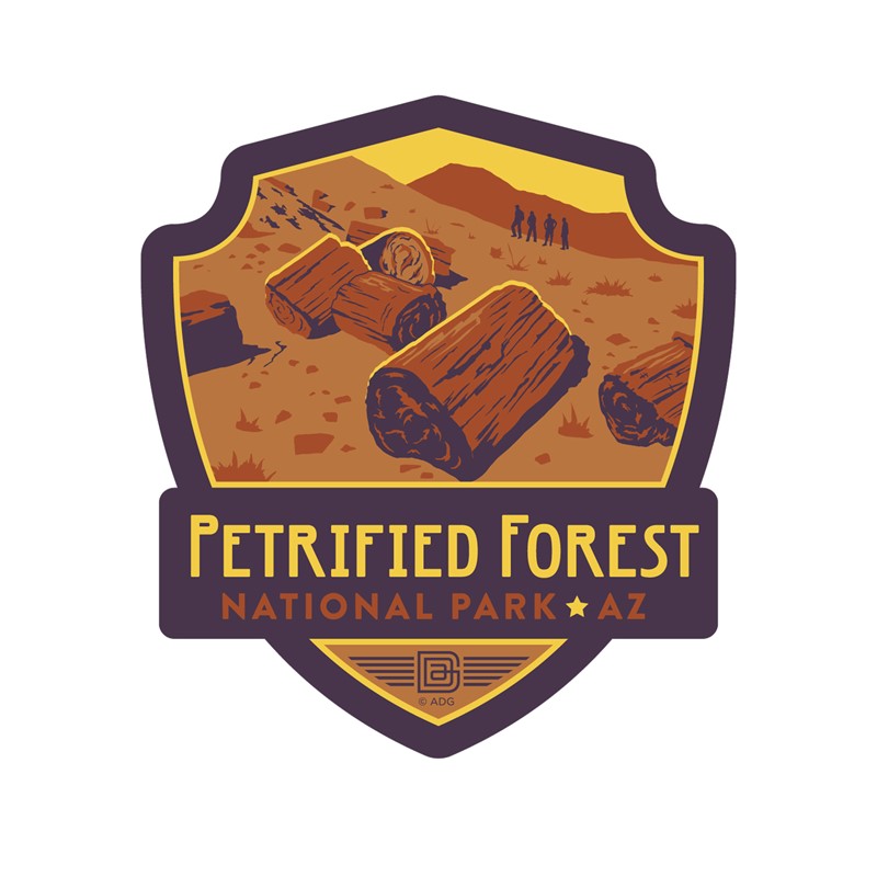 Petrified Forest NP Emblem Magnet | Made in the USA
