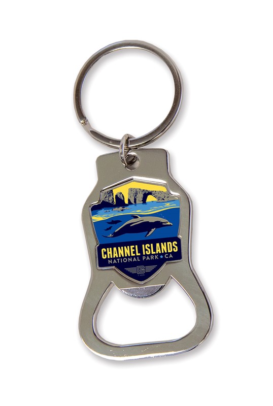 Channel Islands NP Emblem Bottle Opener Keyring | American Made