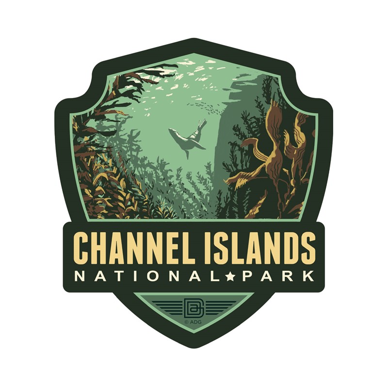 Channel Islands NP Sea Lion Emblem Sticker | Emblem Sticker