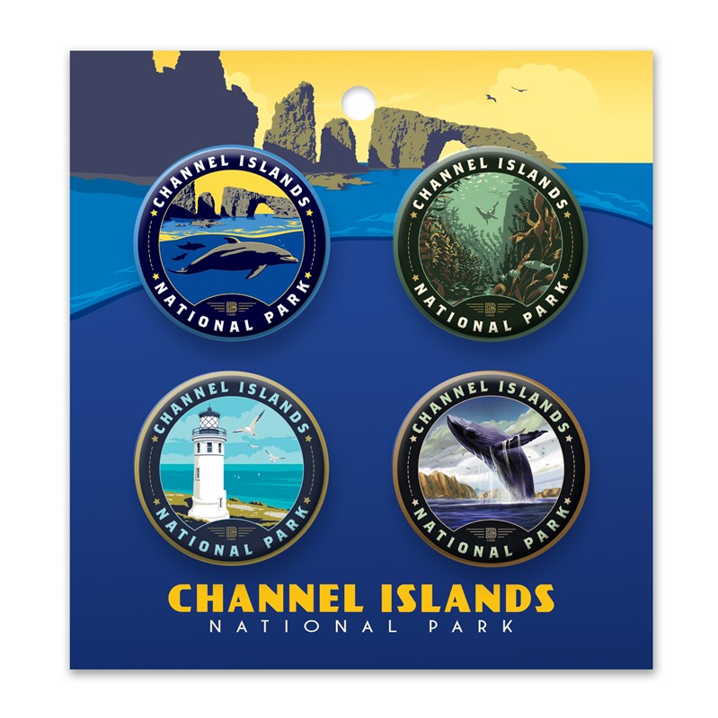 Channel Island Button PK of 4 | Made in America