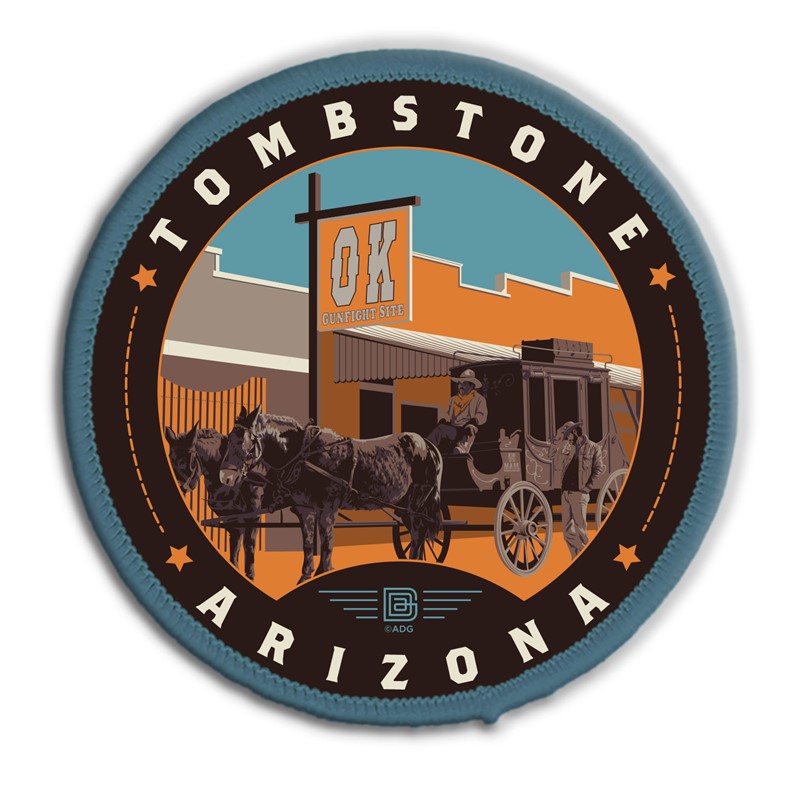 OK Tombstone AZ Circle Patch | American Made