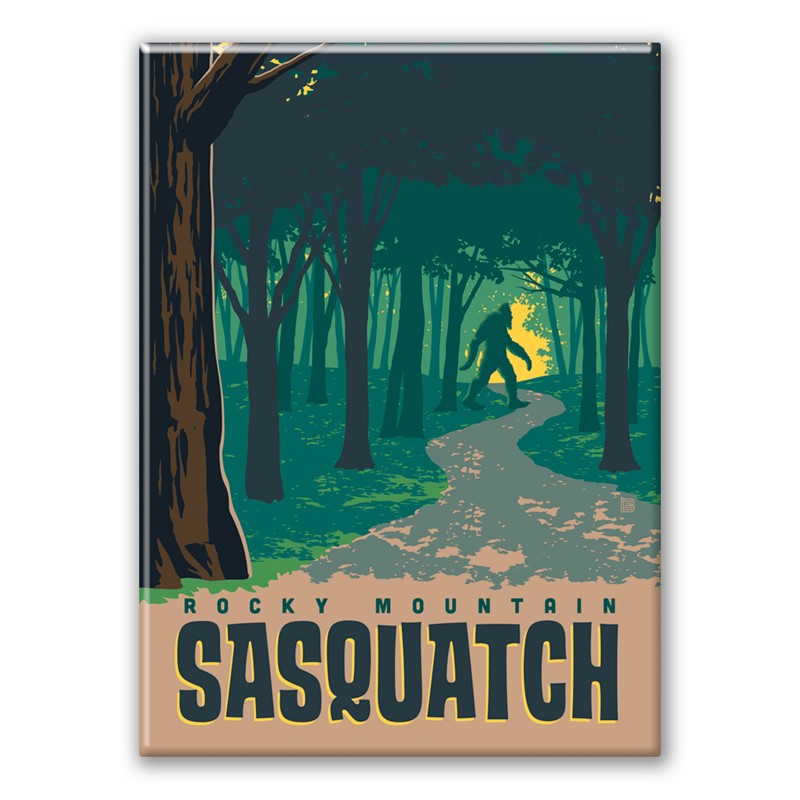 Rocky Mountain NP Sasquatch Magnet| American Made