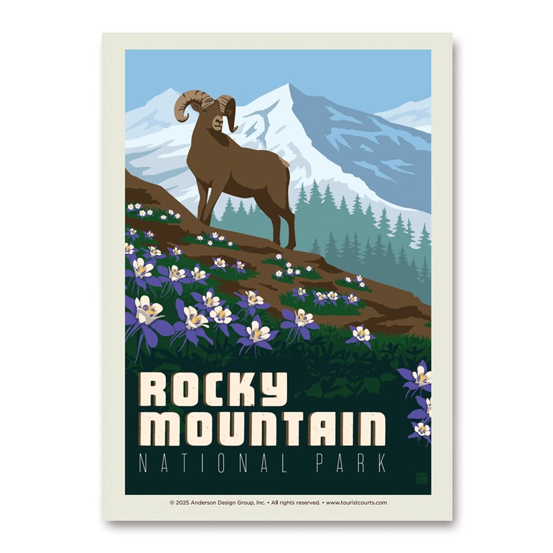 Rocky Mountain NP Flowers | Vertical Sticker