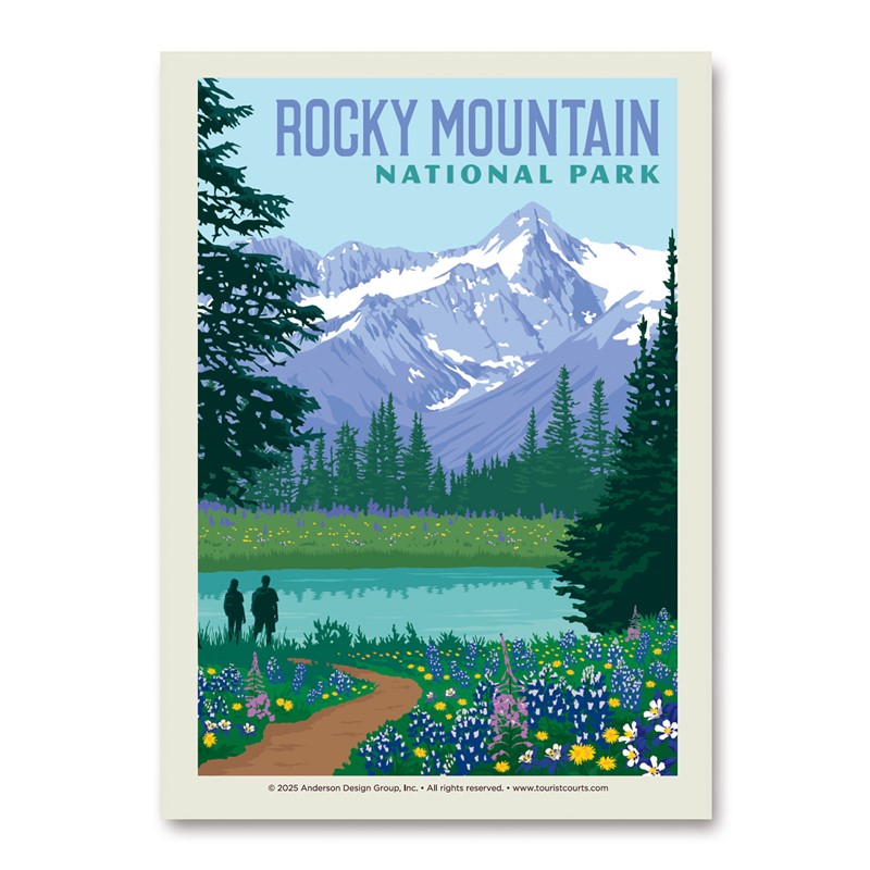 Rocky Mountain NP Wildflowers| Vertical Sticker