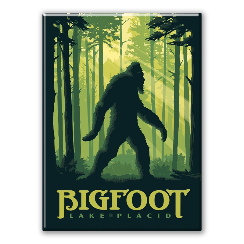 Lake Placid Bigfoot Magnet | American Made