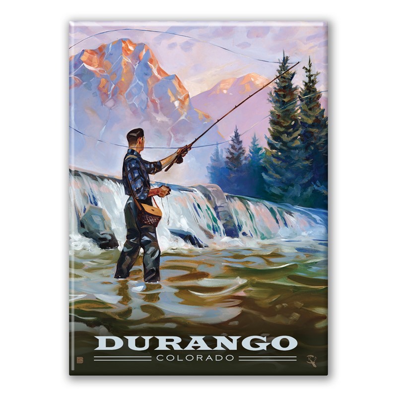 Durango CO Fly Fishing Magnet | American Made