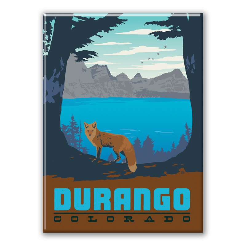 Durango CO Fox Magnet | American Made