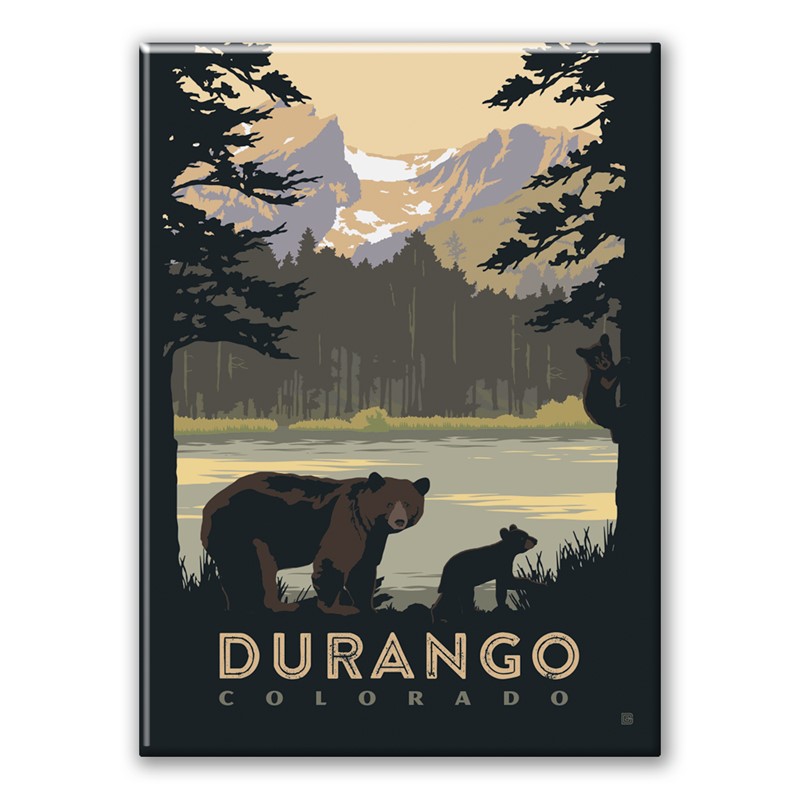 Durango CO Bear Family Magnet | American Made