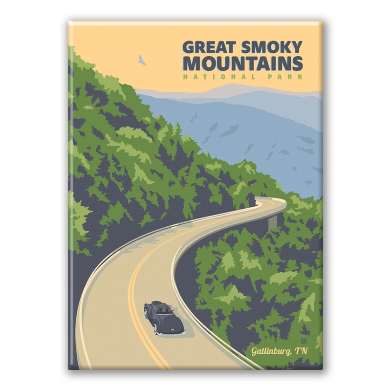 Gatlinburg TN Fall Parkway Magnet | American Made