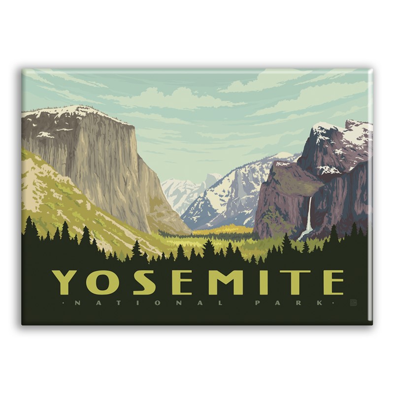Yosemite NP Yosemite Valley Magnet | American Made