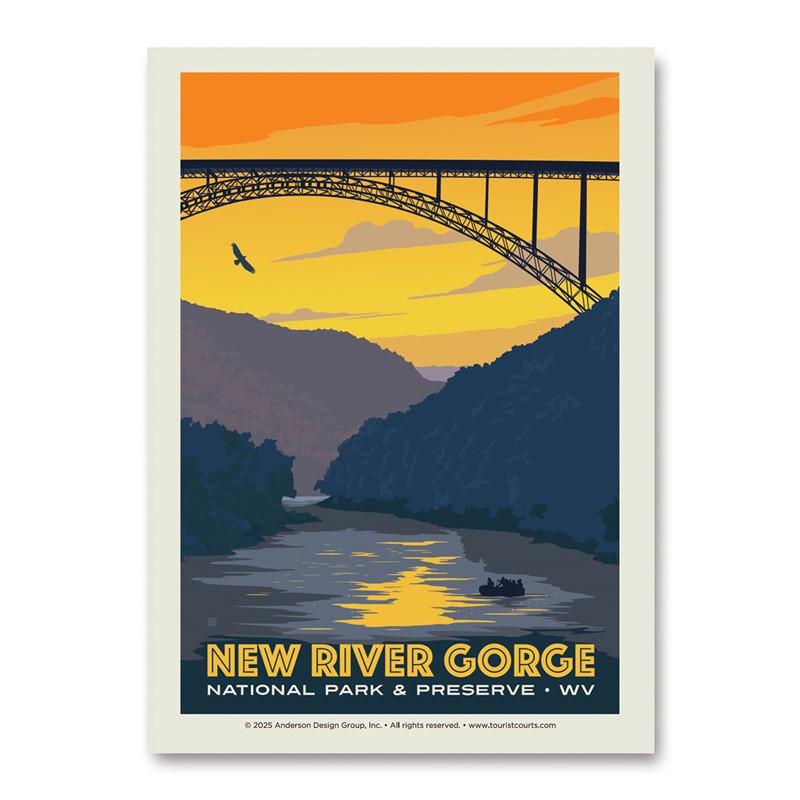 New River Gorge National Park and Preserve | Vertical Sticker