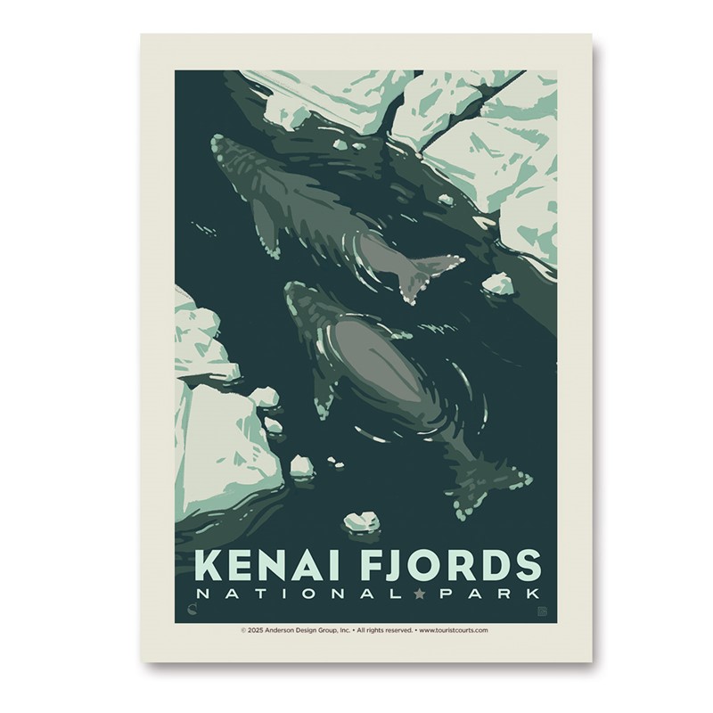 Kenai Fjords NP | Vertical Sticker