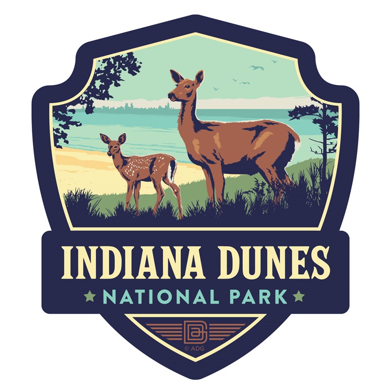 Indiana Dunes NP Emblem Sticker | American Made