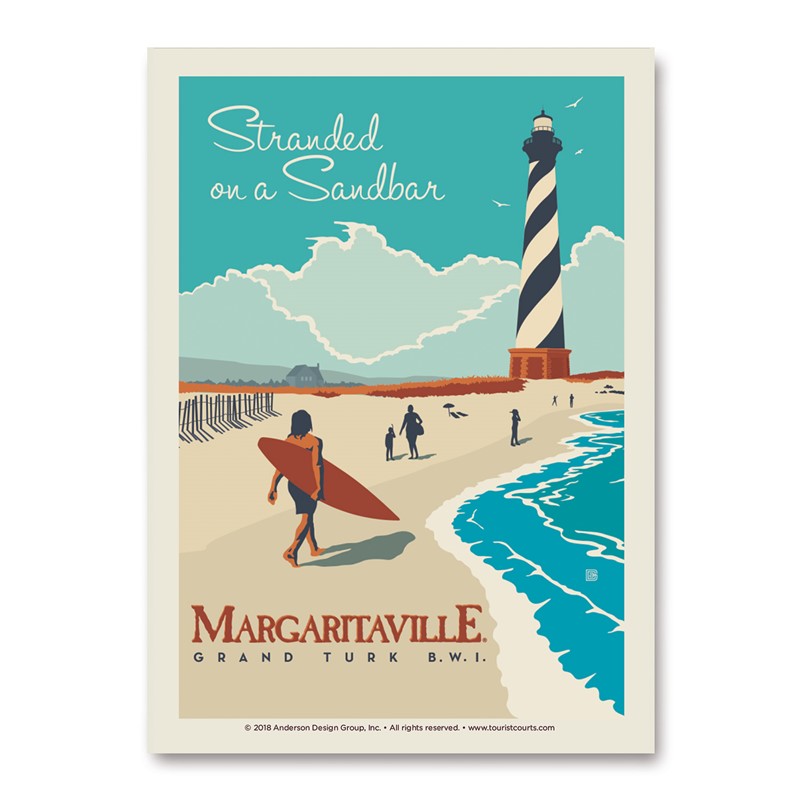 Margaritaville Vert Sticker| Vertical Sticker