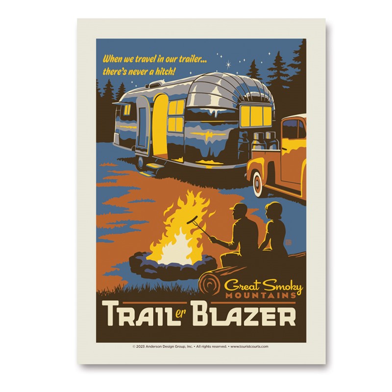Great Smoky Mountain Trailer Blazer| Vertical Sticker