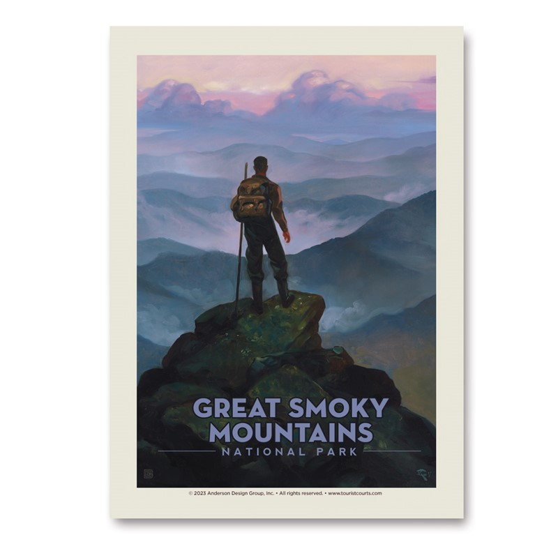 Great Smoky Mountain Hiker| Vertical Sticker