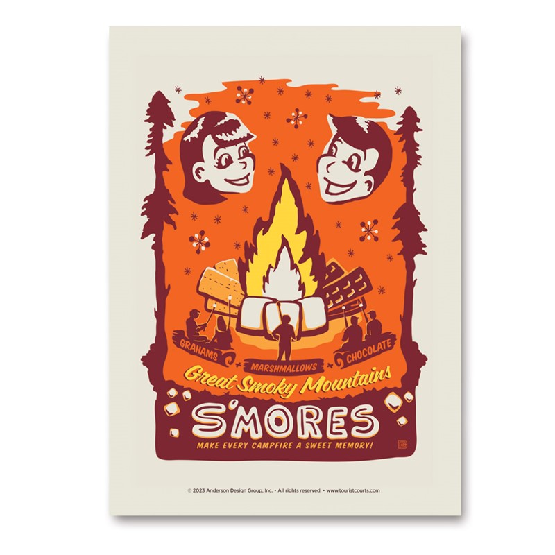 Great Smoky Mountain NP Smores | Vertical Sticker