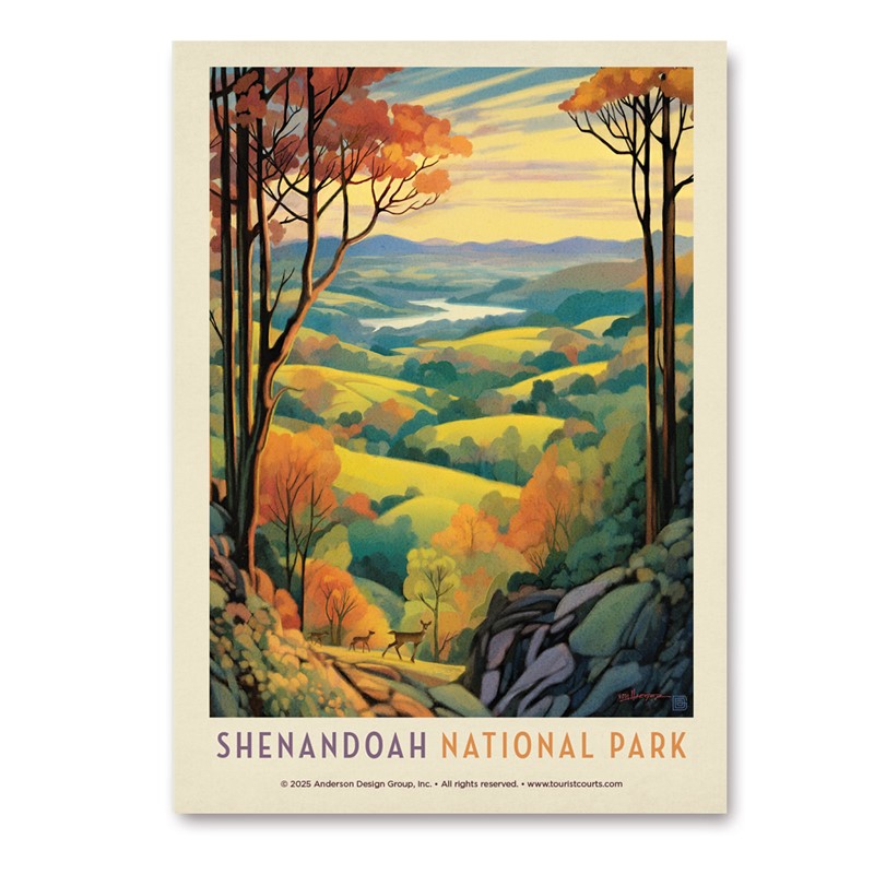 Shenandoah NP Rolling Hills| Vertical Sticker