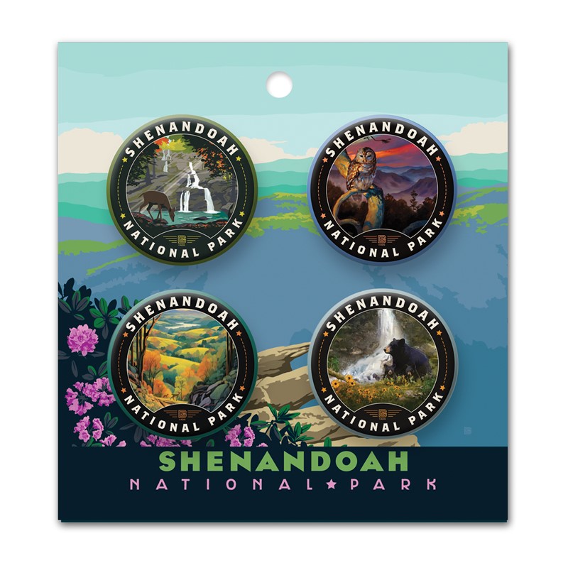 Shenandoah NP Button PK of 4 | Made in America