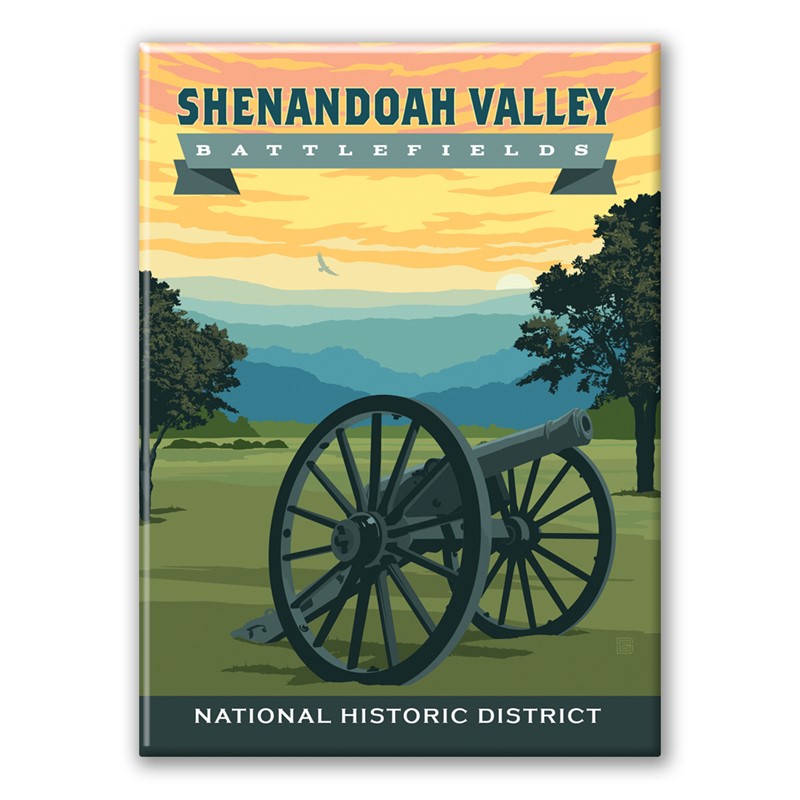 Shenandoah Battlefields NHD Metal Magnet | Metal Magnet