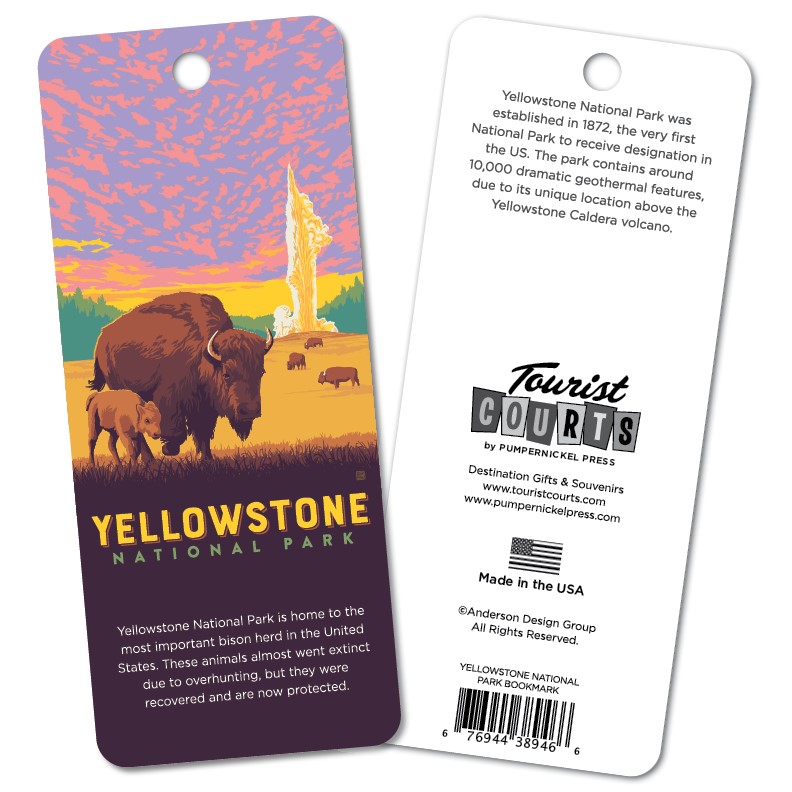 Yellowstone NP Old Faithful Bison| Bookmarks
