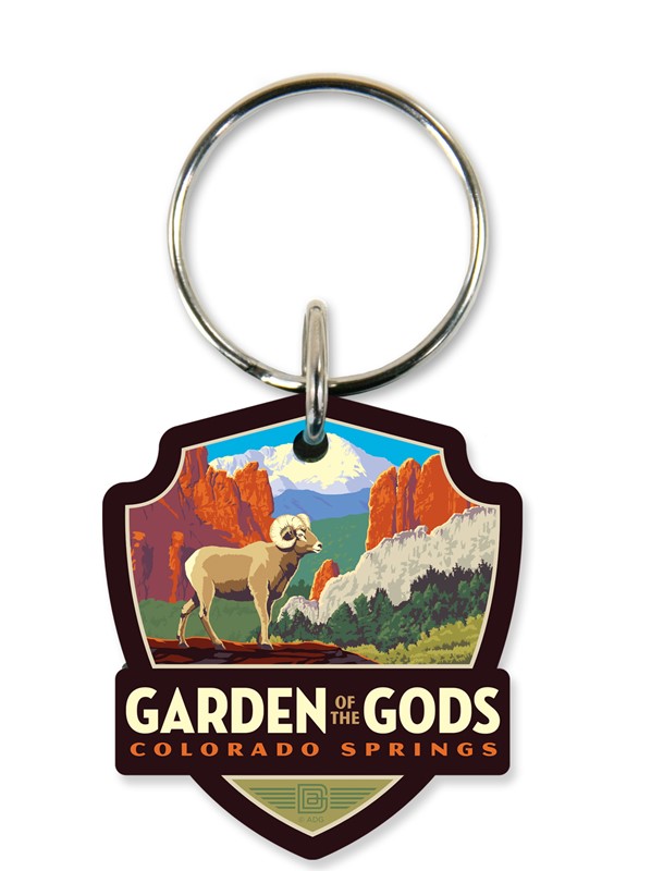 Garden of The Gods Bighorn Keyring | American Made