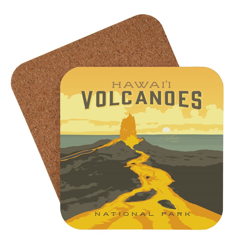 Hawaii Volcanoes NP| American Made Coaster