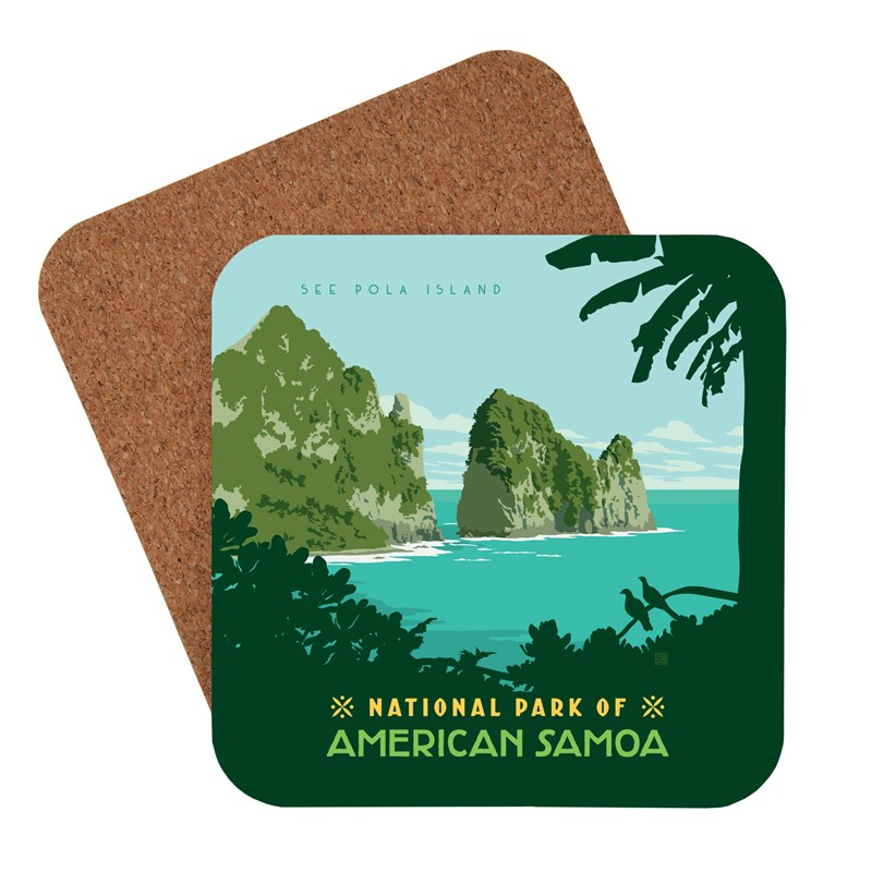 NP of American Samoa | American Made Coaster